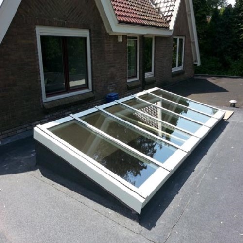 Glasconstructie Lessenaar